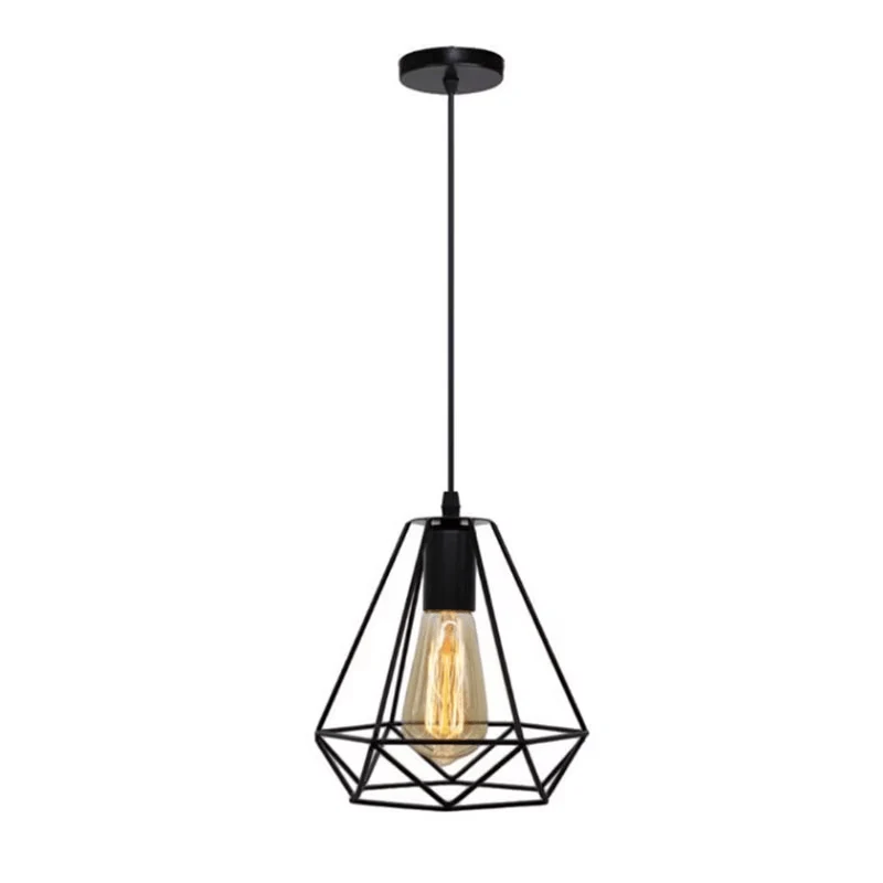 Suspension Luminaire Industriel Metal Noir