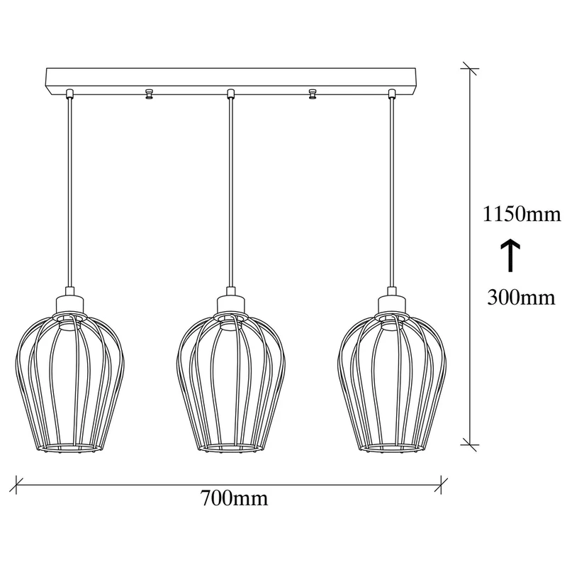 Luminaire Suspendu Industriel Vintage