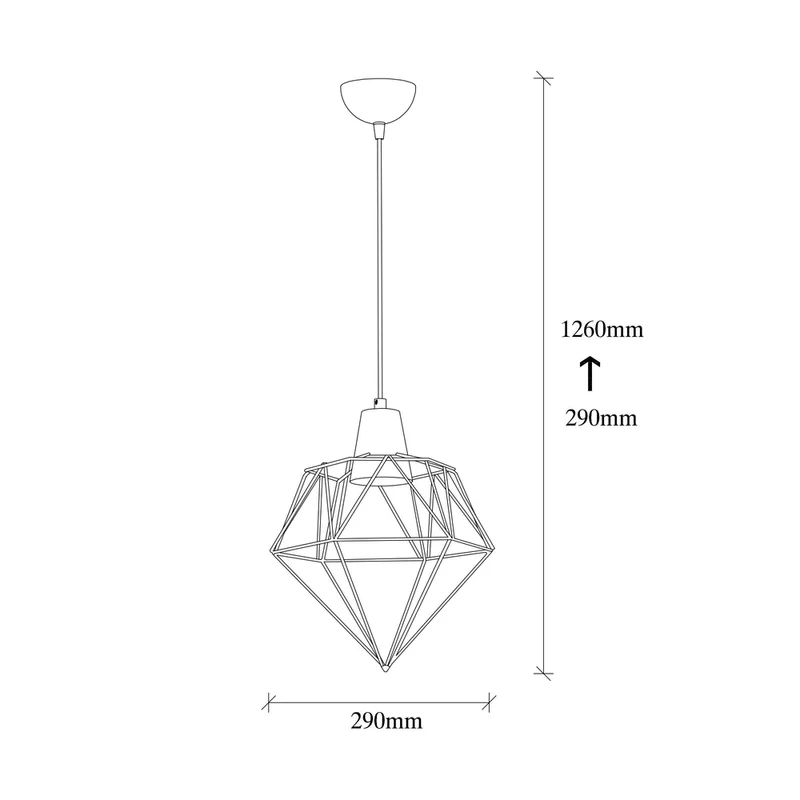 Suspension Luminaire Style Chalet