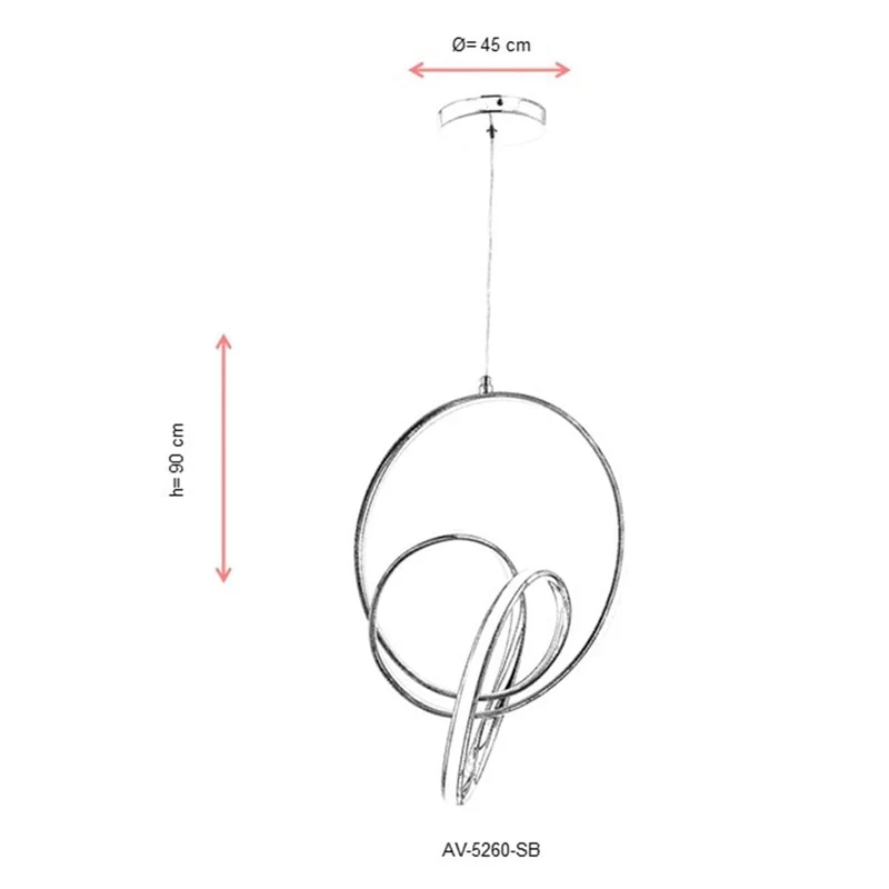 Suspension Luminaire Design Italien