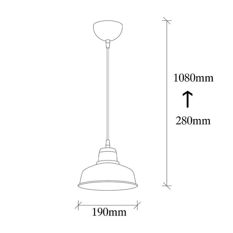 Lustre Style Industrielle
