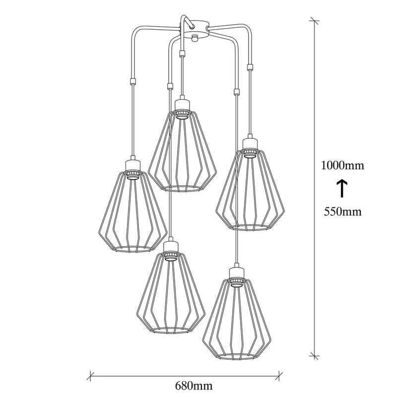 Luminaires Suspension Industriel Metal