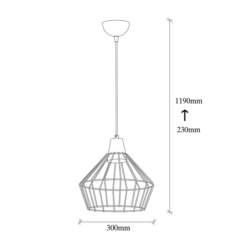 Suspension Luminaire Filaire Metal