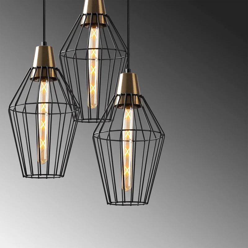 Luminaire Cuisine Noir