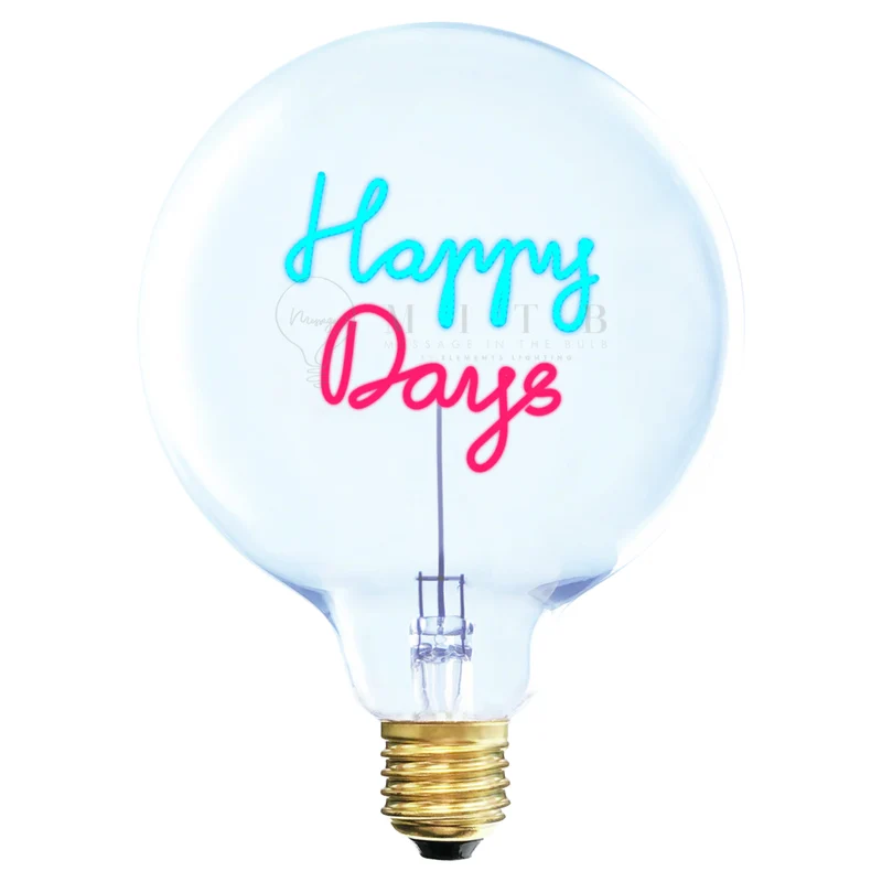 MITB by Elements Lighting Happy Days E27 Bulb