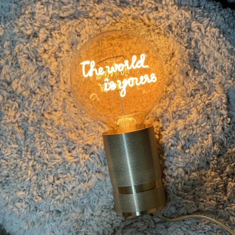 MITB by Elements Lighting The world is yours E27 Bulb