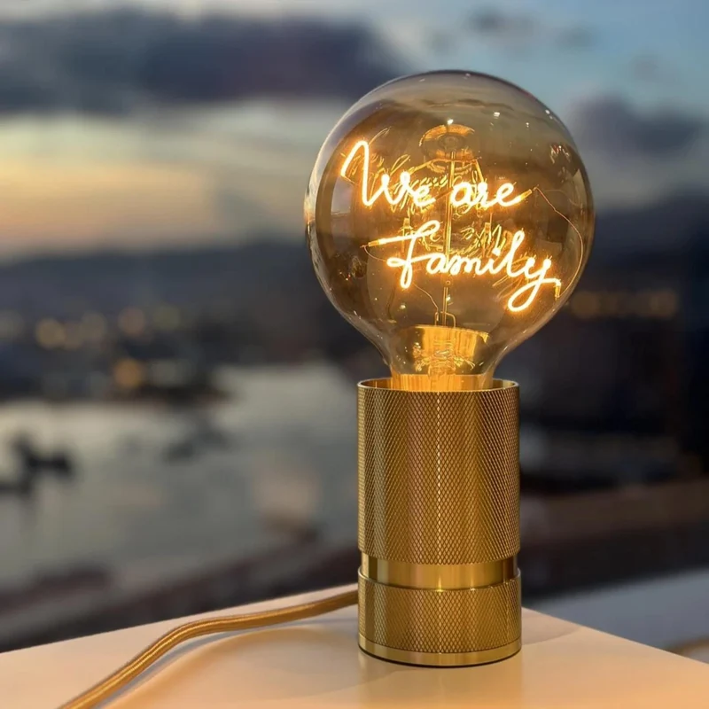 MITB by Elements Lighting We are family E27 Bulb