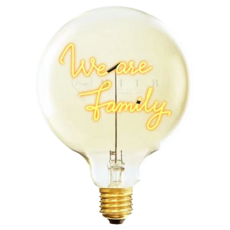 MITB by Elements Lighting We are family E27 Bulb