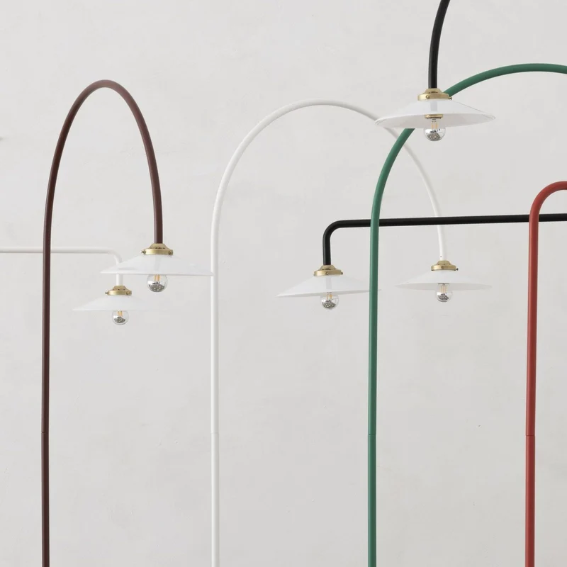 Valerie Objects Standing Lamp Marble n°2 Floor Lamp