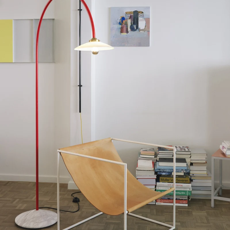 Valerie Objects Standing Lamp Marble n°1 Floor Lamp
