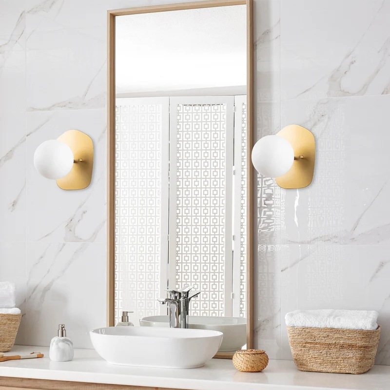 Applique Dorée Salle De Bain