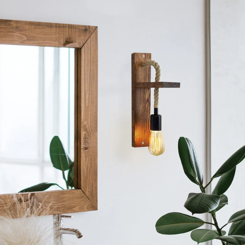Applique Murale En Bois Naturel