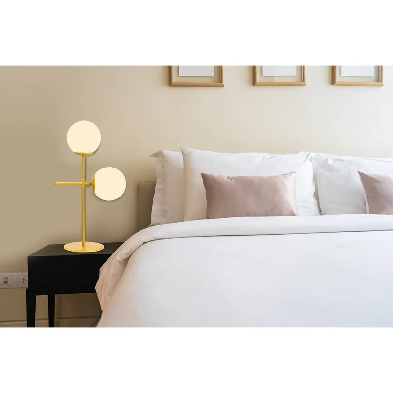 Lampe A Poser Doré