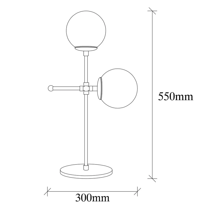 Lampe A Poser Doré