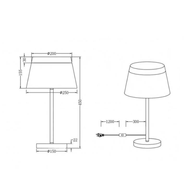 Lampe Noire Design