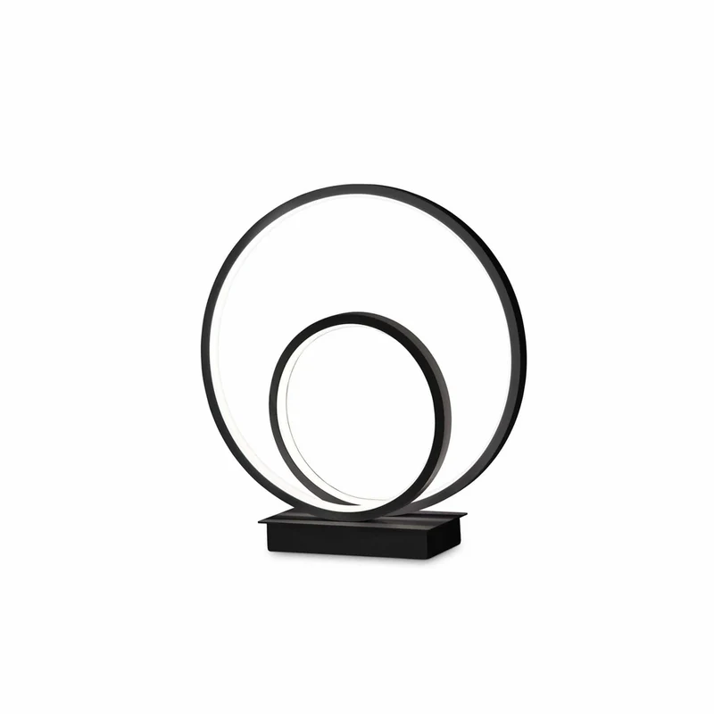 Lampe Cercle Led Noire