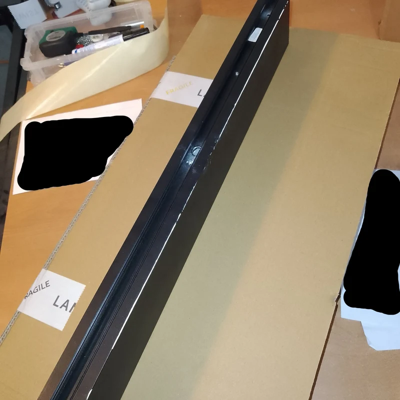 Black LED ceiling light 276mA - Second Chance