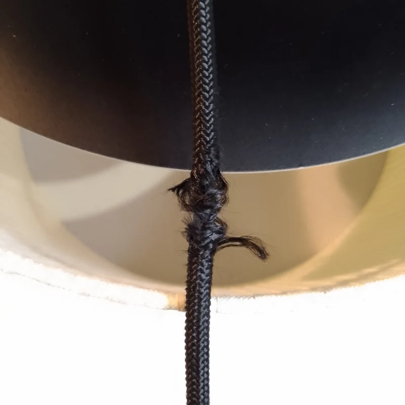 Marset Mercer Suspension Lamp (Natural cotton ribbon, Ø: 44 cm X H: 29 cm) - Second Chance