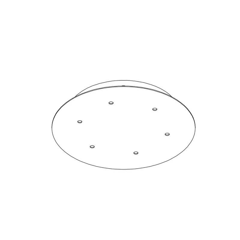 Karman Alibaglass 6 Lights Round Canopy