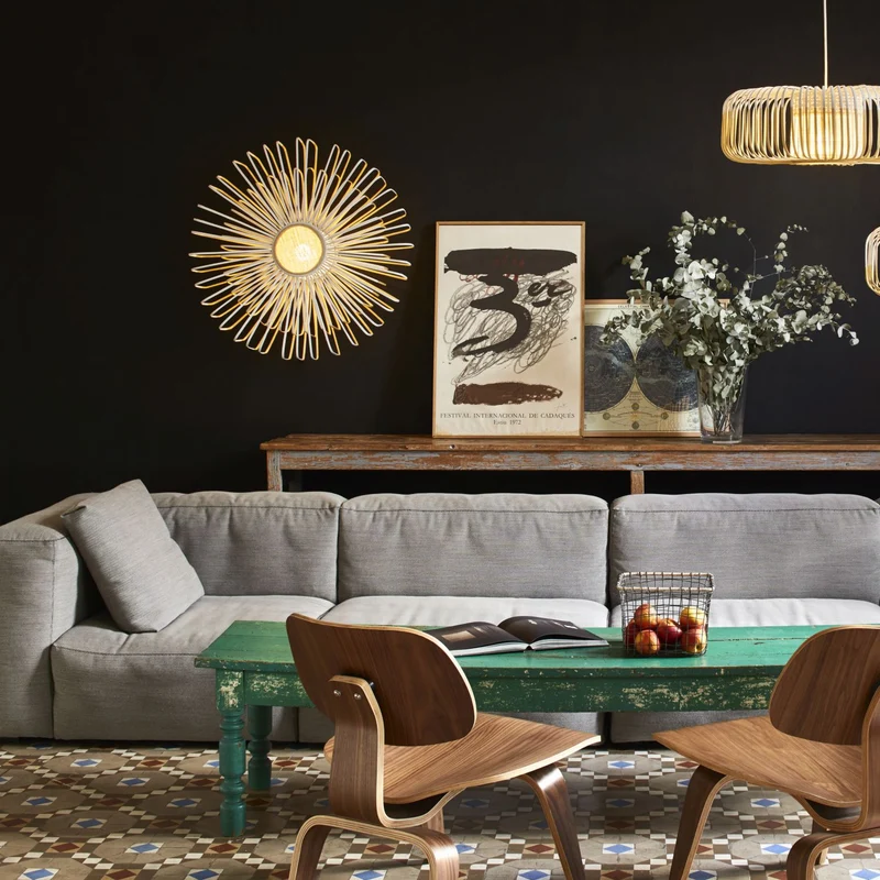 Forestier Bamboo XXL Up & Down Wall Lampshade