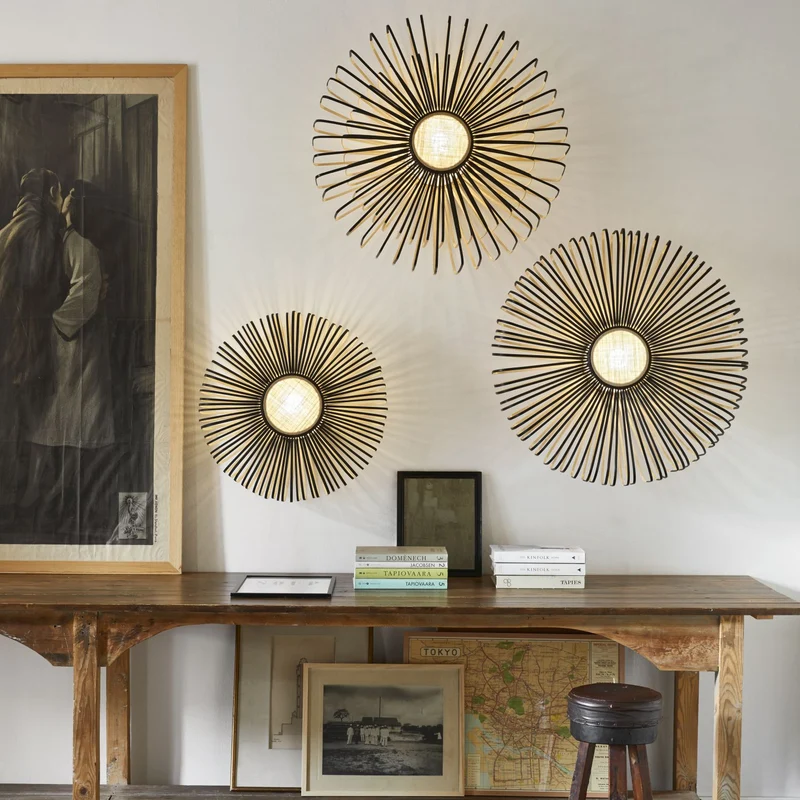 Forestier Bamboo XXL Up & Down Wall Lampshade