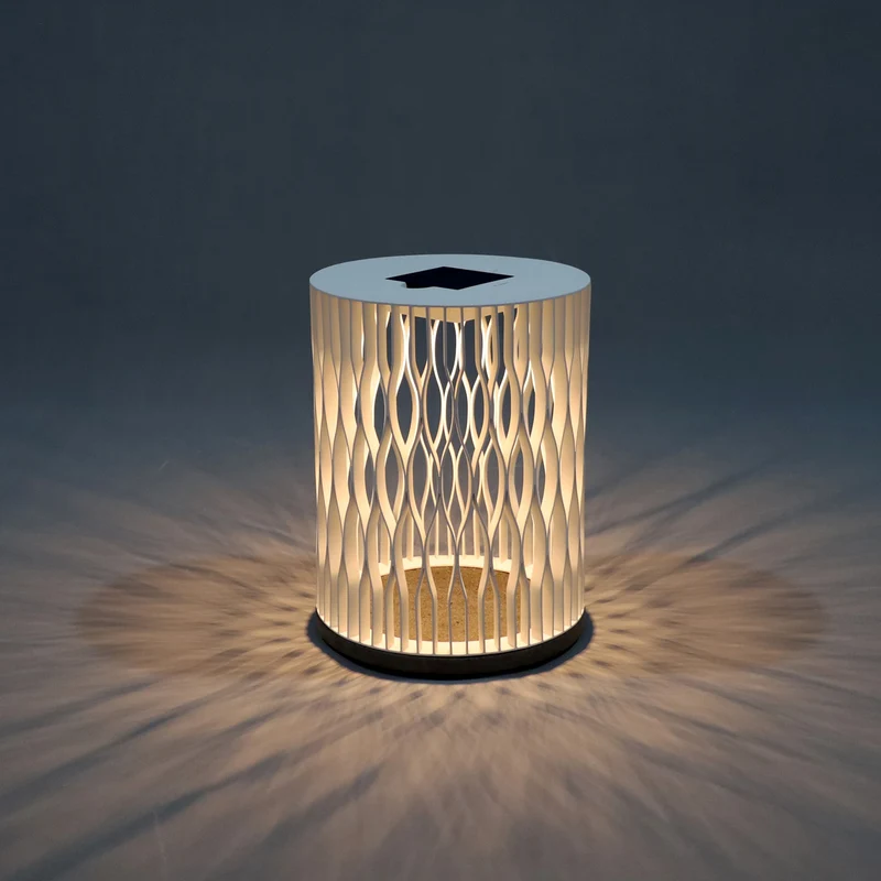 Les Jardins Cadix Solar Floor Lamp