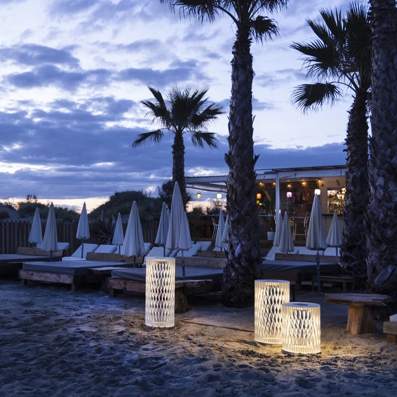 Les Jardins Cadix Solar Floor Lamp