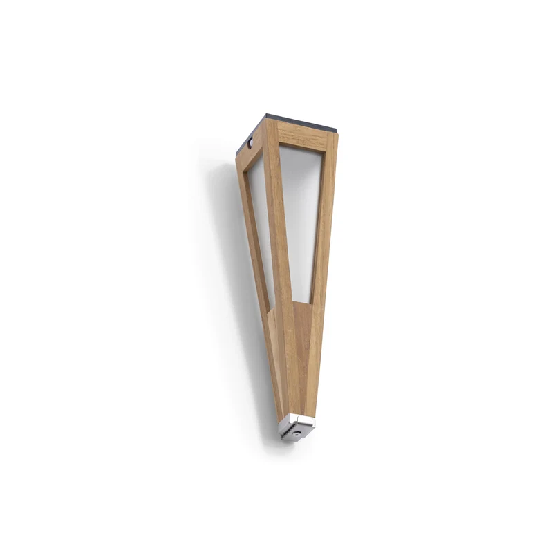 Les Jardins Tecka Solar Garden Torch and Wall Lamp