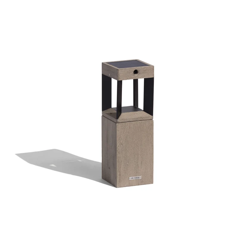 Les Jardins Teckalu Solar Bollard to fix or to pin