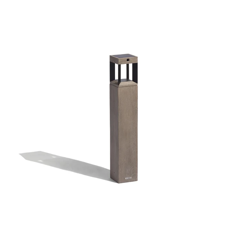 Les Jardins Teckalu Solar Bollard to fix or to pin