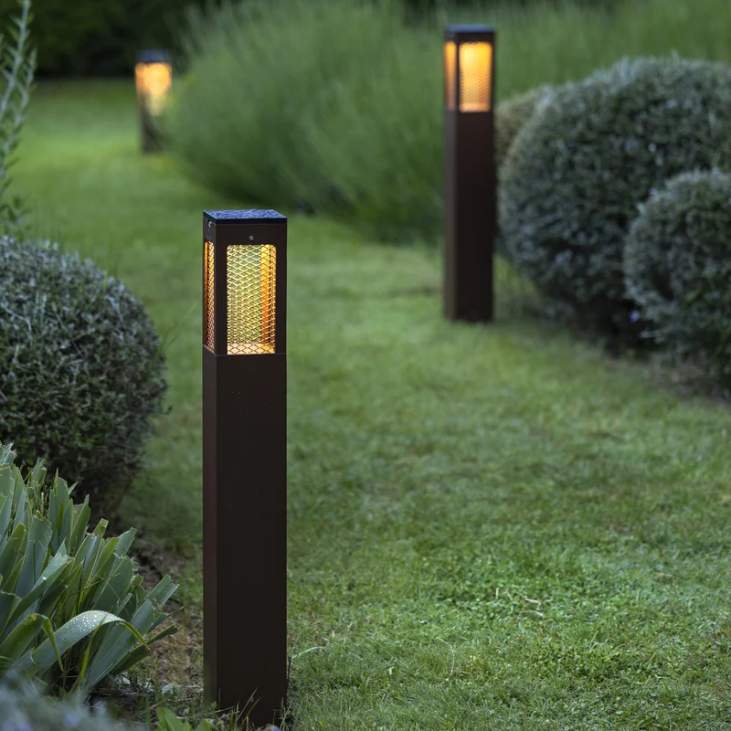 Les Jardins Tradition Solar Bollard (To Fix or Pin)