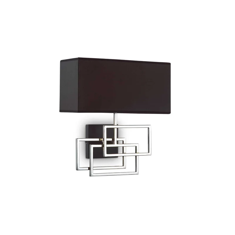 Applique Chevet Abat Jour Rectangulaire Noir