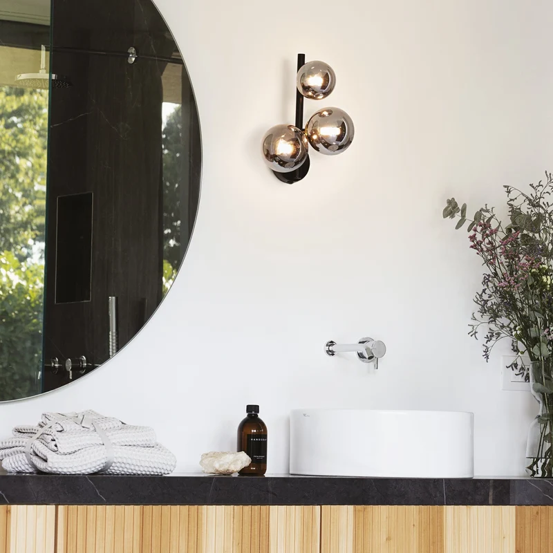 Applique Boule Chrome design Salon