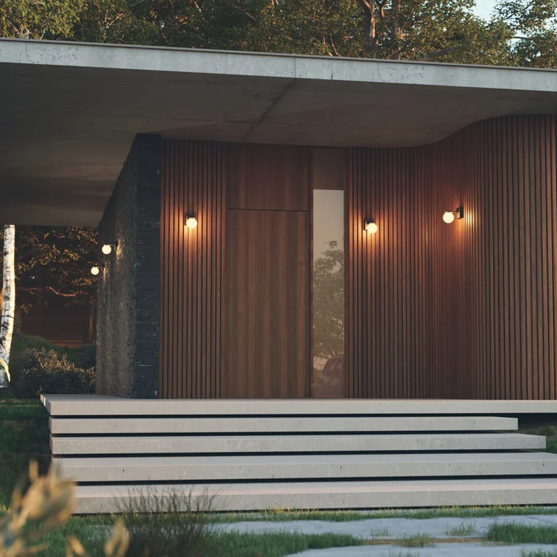 Beneito Faure Sphere Outdoor Wall Lamp