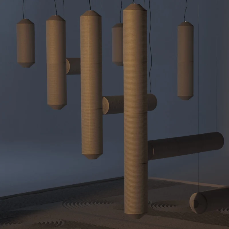 Santa & Cole Tekiò Vertical P2 Pendant Lamp