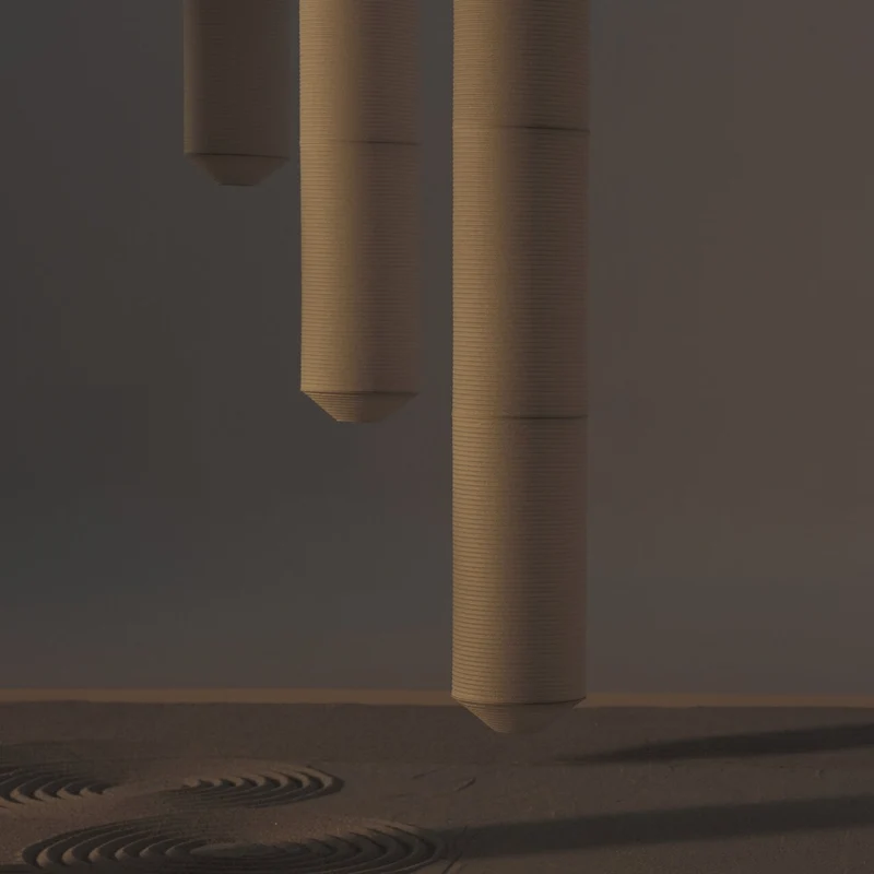 Santa & Cole Tekiò Vertical P2 Pendant Lamp