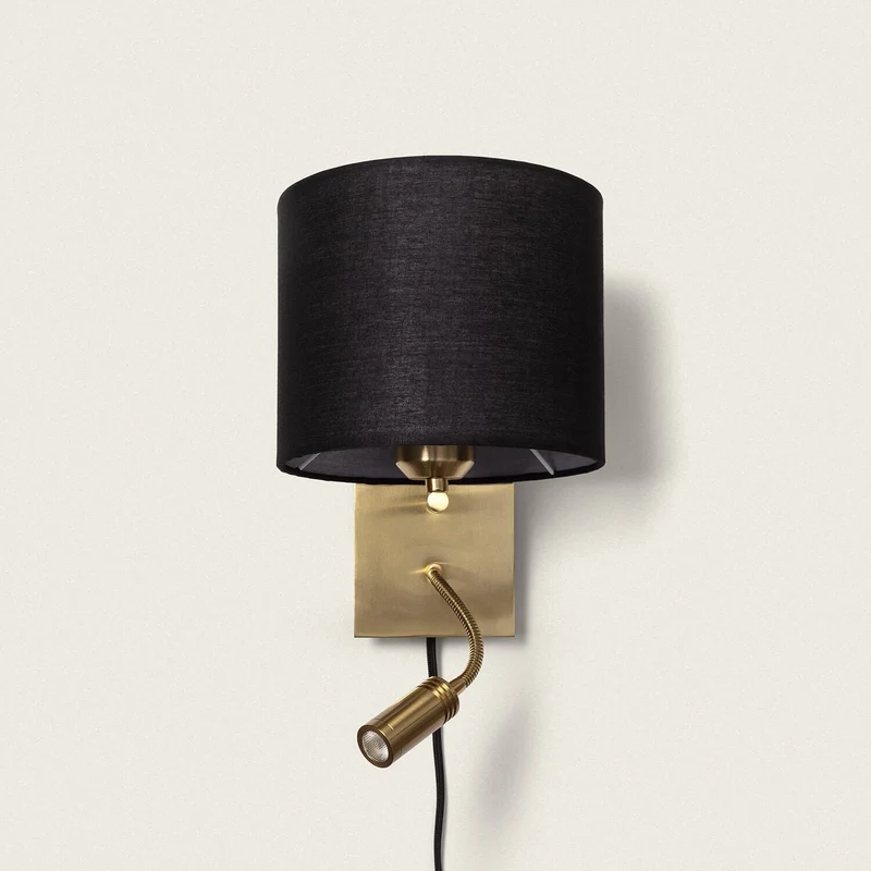 Applique Lampe De Chevet Liseuse Blanche