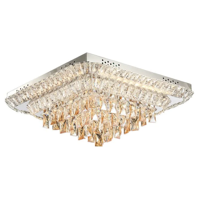 Plafonnier Diamants Argent Luxe