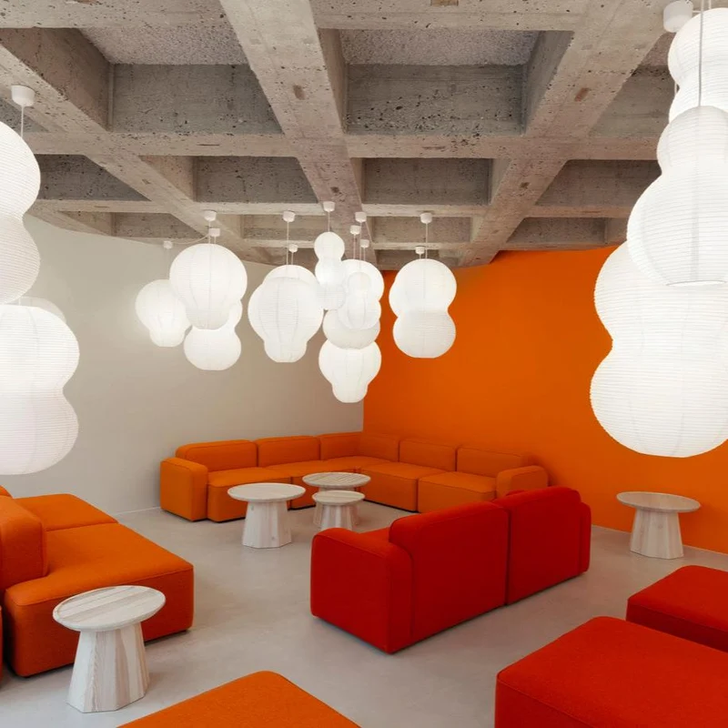 Normann Copenhagen Puff Multitude White Pendant Lamp