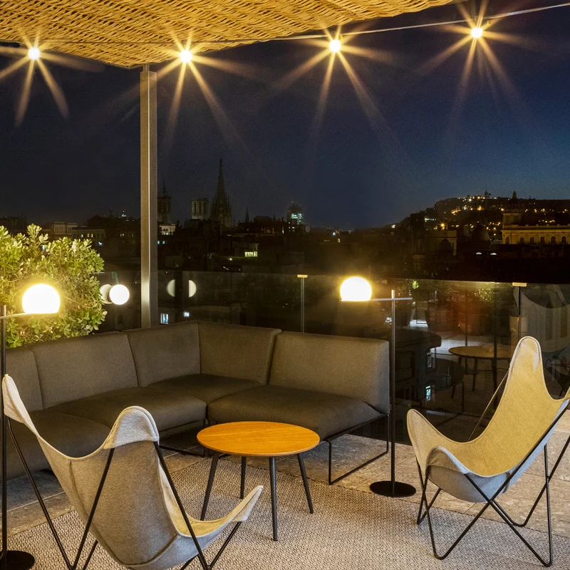 Estiluz Circ Outdoor Floor Lamp