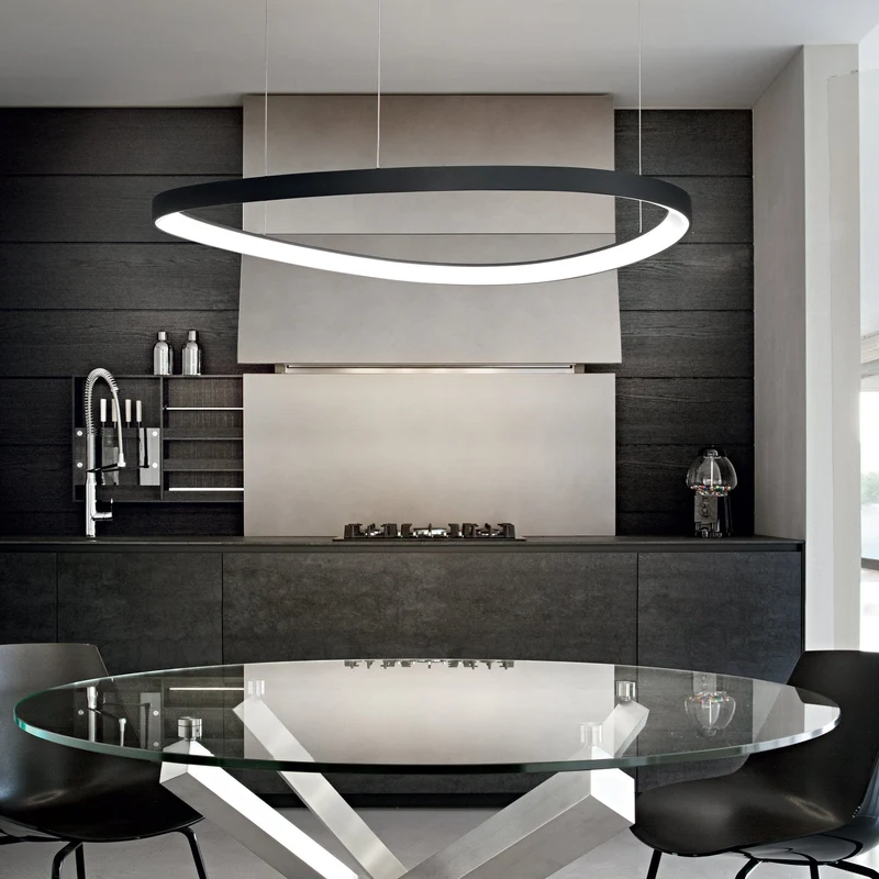 Haut Plafond Moderne Suspension Luminaire Grande Hauteur Sous Plafond