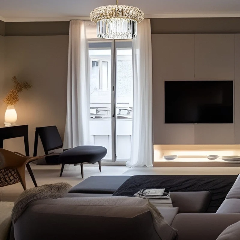 Suspension Méduse Luxe Diamants Doré