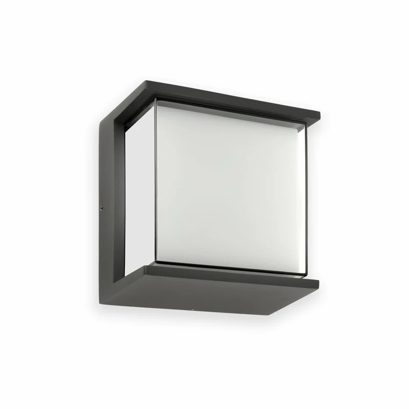 Faro Hikari Dark Grey Outdoor Wall Lamp