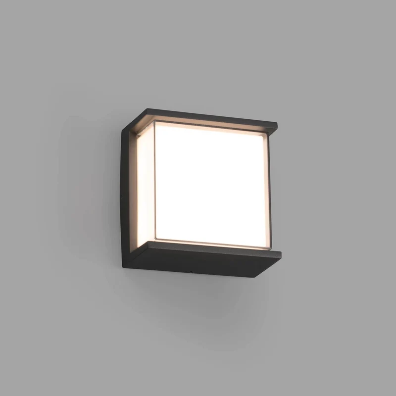 Faro Hikari Dark Grey Outdoor Wall Lamp