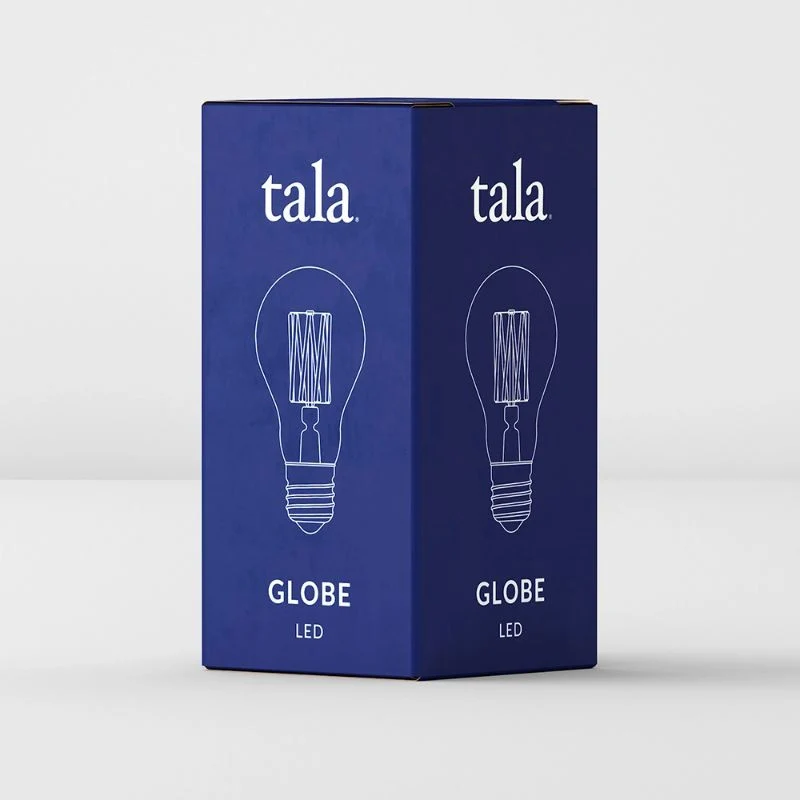 Tala Globe E27 A60 Clear - 600lm 2700K - Dimmable