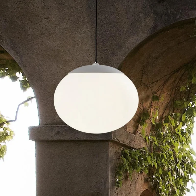 Bover Elipse Outdoor Hanging Lamp with Plug