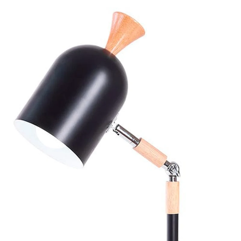 Lampe Bois Et Noir