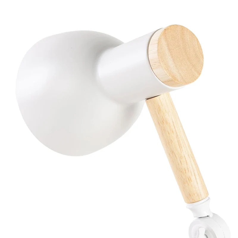 Lampe Bois Blanche