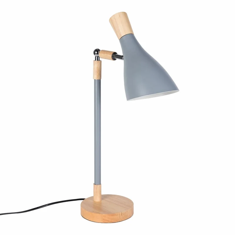 Lampe Bois Gris