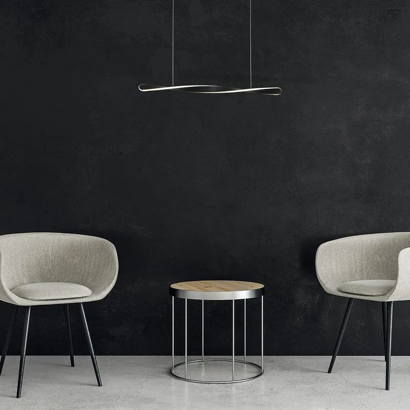 Luminaire Suspendu Industriel Noir